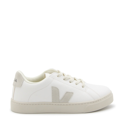 Veja Extra White And Natural Faux Leather Esplar Trainers