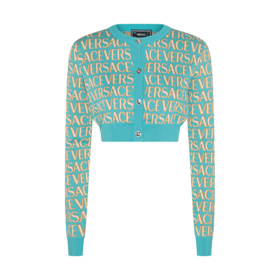 Versace Woman Green Knitwear