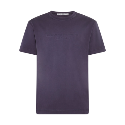 Alexander Wang Grape Navy Cotton T-shirt