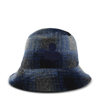 Isabel Marant Navy Wool Blend Haley Bucket Hat In Navy