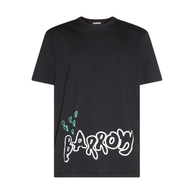 Barrow Black Multicolour Cotton T-shirt