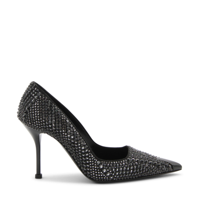 Alexander Mcqueen Scarpe Con Tacco Nero In Black