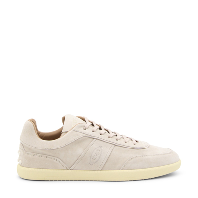 Tod's Sneakers Aus Wildleder In Neutrals