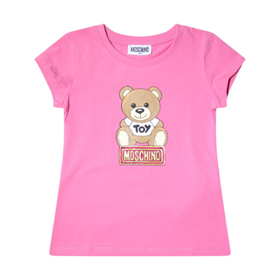 Moschino Babies' Strawberry Cotton T-shirt