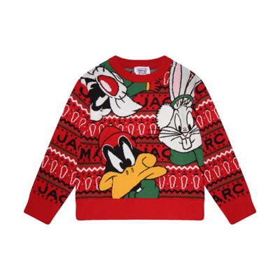 Marc Jacobs X Looney Tunes Sweater (4-12+ Years) In Bright Red