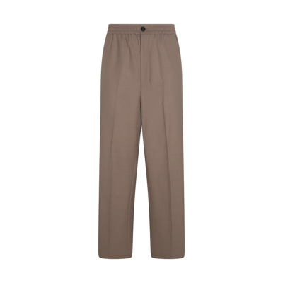 Ami Alexandre Mattiussi Ami Paris Pantaloni Beige In Taupe