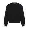 Garment Workshop Black Cotton Sweatshirt In Chaos Black