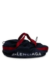 BALENCIAGA Small Wheel Logo Weekender Bag