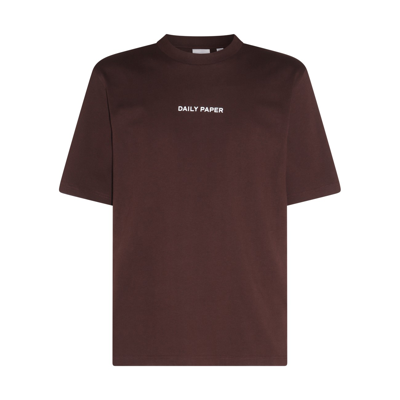 Daily Paper Syrup Brown Cotton Etype T-shirt