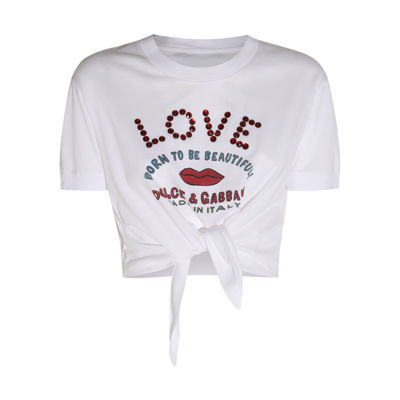 Dolce & Gabbana White Cotton T-shirt