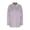 Calvin Klein Wool Jacket In Lilac Dusk / Purple Calla