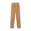 PALM ANGELS BEIGE COTTON PANTS