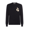 MARANT MIDNIGHT COTTON AND WOOL BLEND EVANS SWEATER