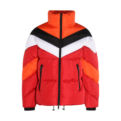 DSQUARED2 MULTICOLOUR PADDED PUFFY STAR DOWN JACKET