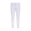 DSQUARED2 WHITE DENIM STRETCH COOL GUY JEANS