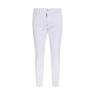 Dsquared2 White Cool Guy Jeans In Neutrals