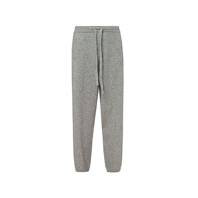 Laneus Grey Cashmere Blend Trousers In Neutral
