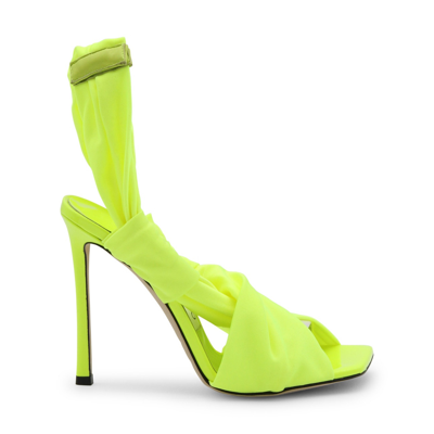 Jimmy Choo Scarpe Con Tacco In Neon Green