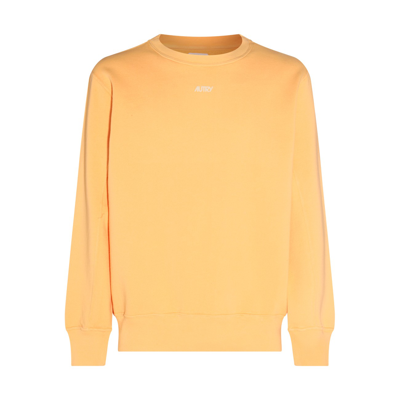 Autry Orange Cotton Sweatshirt