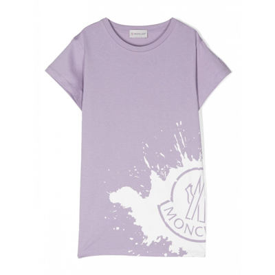 Moncler Lilac Cotton T-shirt