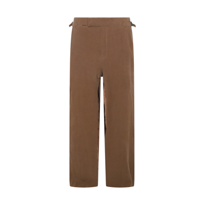 Vivienne Westwood Brown Linen Bertram Tailored Pants