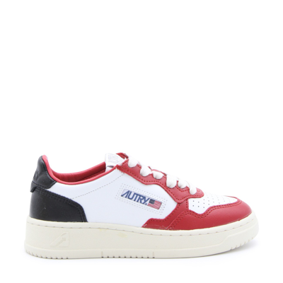 Autry Sneaker Medalist Rosso In Red-black