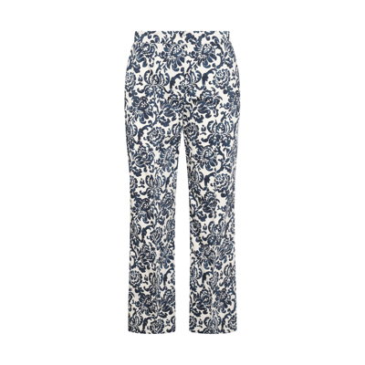 's Max Mara Aversa Cotton Pants In Blue