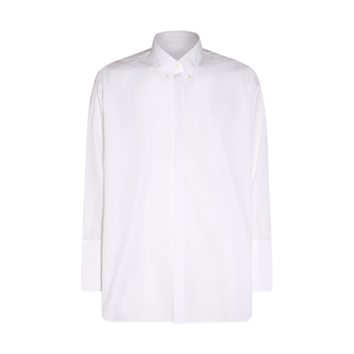 Ami Alexandre Mattiussi White Cotton Shirt In Neutral
