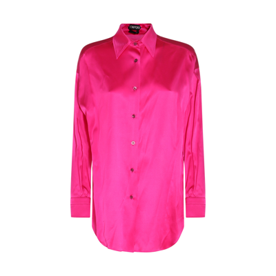 Tom Ford Pink Silk Blend Shirt