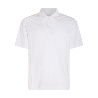 Dries Van Noten White Cotton Polo Shirt