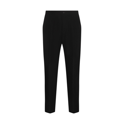 Golden Goose Black Viscose And Virgin Wool Trousers