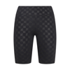 Misbhv Black Monogram Biker Shorts