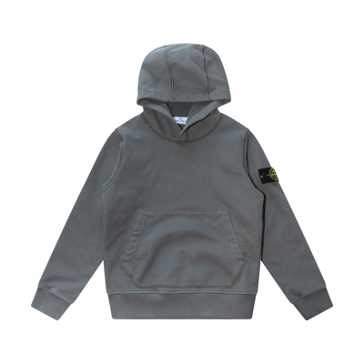 Stone Island Blue Grey Cotton Sweatshirt