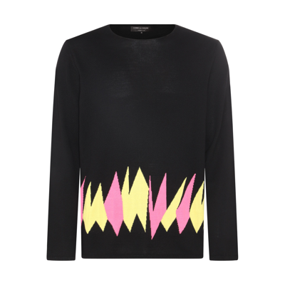 Comme Des Garçons Homme Deux Comme Des Garçons Homme Plus Black Wool Sweater