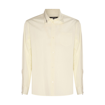 Undercover Yellow Cotton Shirt In <p>yellow Cotton Shirt From  Featuring Long Sleeves, Button Closure, Chest Pocket And Regu