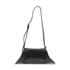 Y/PROJECT BLACK LEATHER MINI WIRE CROSSBODY BAG