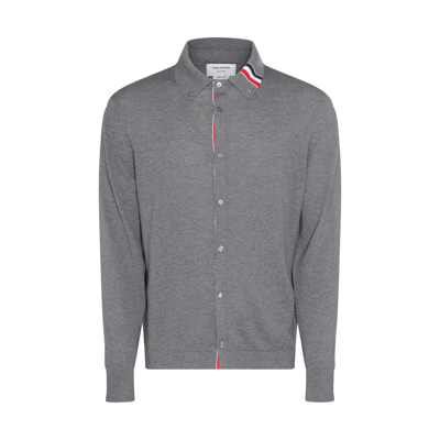 Thom Browne Grey Wool Shirt In Grey