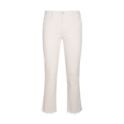 Mother Jeans Bianco In Cream