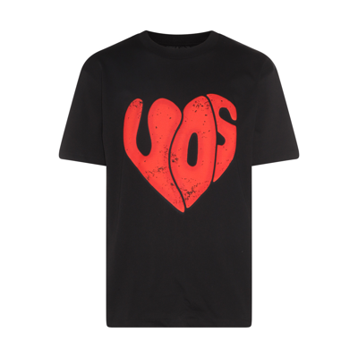 Vision Of Super Logo-print T-shirt In Black