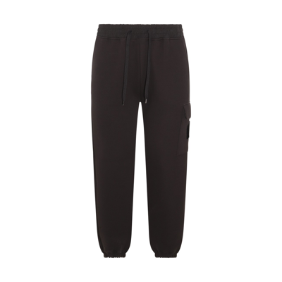 Mackage Drawstring-waist Cotton Blend Track Pants In Black