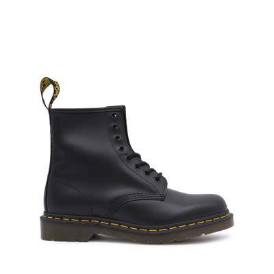 DR. MARTENS' BLACK 1460 SMOOTH LEATHER BOOTS
