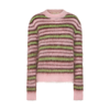 Marni Striped Mohair-blend Sweater In Multicolour