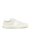 TOM FORD WHITE LEATHER CAMBRIDGE SNEAKERS