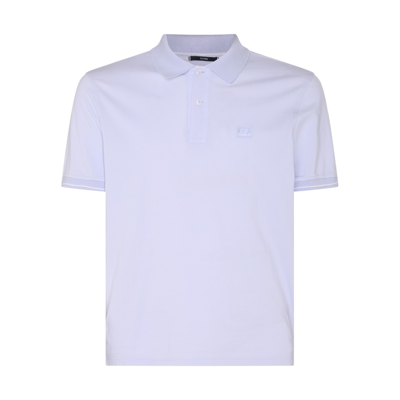C.p. Company Logo-embroidered Polo Shirt In Lilac