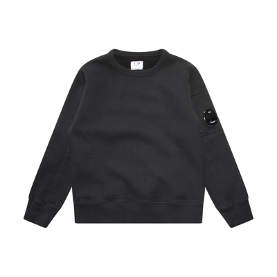 C.p. Company Babies' Black Cotton Sweatshirt