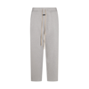 FEAR OF GOD GREY COTTON TRACK PANTS