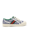 GUCCI BLUE CANVAS 1977 SNEAKERS