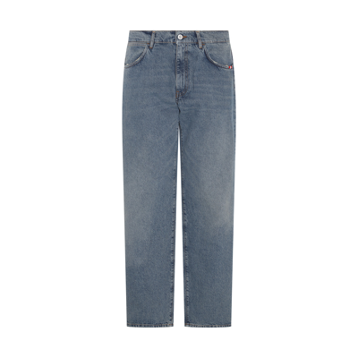 Amish Blue Cotton Jeans