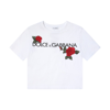 DOLCE & GABBANA WHITE COTTON T-SHIRT