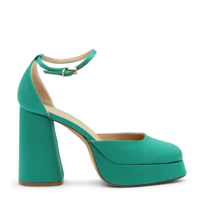 ROBERTO FESTA EDMERALD GREEN LEATHER PUMPS